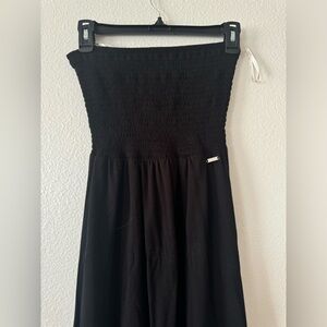 Guess strapless black dress